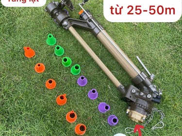 Béc BT42 - BÉC TƯỚI PHUN MƯA CÓ 3 TIA , XẺ TIA 2 CẤP ĐỘ, TƯỚI NƯỚC CÓ CẶN ,KHÁNG GIÓ TỐT